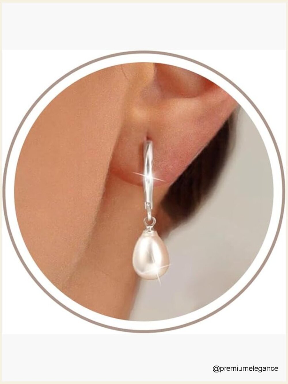 Dainty Freshwater Pearl Drop Earrings 14K Gold Plated Studs